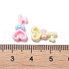 Opaque Cute Resin Decoden Cabochons RESI-B024-03F-3
