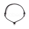 Adjustable Waxed Polyester Cord Bracelet Making AJEW-JB01317-01-1