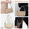 Avocado Alloy Enamel Link Purse Strap Extenders AJEW-AB00070-01-6