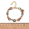 304 Stainless Steel Cable Chains Bracelets BJEW-P351-03G-5