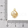 Brass Micro Pave Cubic Zirconia Pendants KK-H511-01G-01-3