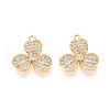 Brass Micro Pave Cubic Zirconia Pendants KK-N263-53G-1
