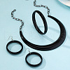 Ring Alloy Necklace & Dangle Earring & Bangle Sets FS-WG0F4B5-01-4