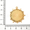 304 Stainless Steel Pendant Cabochon Settings STAS-Q363-03G-3