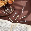 Unicraftale 32Pcs 2 Colors Rack Plating Alloy Big Pendants FIND-UN0002-85-2