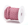 Braided Cowhide Leather Cord NWIR-N005-01D-3mm-2