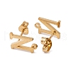 Ion Plating(IP) 304 Stainless Steel Stud Earrings FIND-Q103-01N-G-2