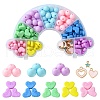 DIY Round & Heart Acrylic Beads Bracelets Jewelry Kits DIY-FS0006-28-1