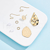 BENECREAT DIY Nuggets Pendant Earrings Making Kit DIY-BC0004-47-4
