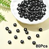 Opaque Acrylic Horizontal Hole Beads SACR-YW0001-70T-1