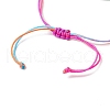Natural Mixed Cowrie Shell Beads Braided Bead Bracelets BJEW-JB11786-5