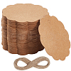 SOFPLATE 200Pcs Blank Kraft Paper Gift Tags CDIS-SP0001-10C-1