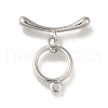 Brass Toggle Clasps KK-H480-02P-3
