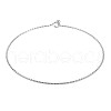 Non-Tarnish Textured Simple Thin Bangle for Girl Women BJEW-N013-005-3