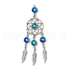 Tibetan Style Alloy Pendants PALLOY-JF03555-3