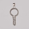 Tibetan Style Alloy Pendants PALLOY-E556-20AS-2