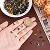 GOMAKERER 300Pcs 5 Colors Brass Interlocking Clasps FIND-GO0002-45-7