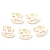 Alloy Enamel Pendants ENAM-S121-079E-2