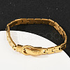304 Stainless Steel Panther Chain Bracelets For Men BJEW-V013-02G-3