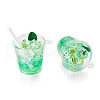 Transparent Resin Big Pendants RESI-TAC0019-04A-10