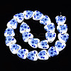 Handmade Porcelain Ceramic Beads Strands PORC-S502-042C-2