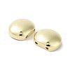 Oval Brass Beads KK-E102-25G-03-2