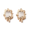 Brass Glass Pendants KK-Z103-11KCG-02-1