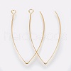 304 Stainless Steel Earring Hooks STAS-K184-05-01G-1