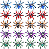SUNNYCLUE 20Pcs Halloween Spider Glass Pendants FIND-SC0009-98-1