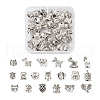 Kissitty 38pcs 19 style Tibetan Style Alloy European Beads FIND-KS0001-21-10