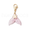 Mermaid Tail Resin Pendant Decorations HJEW-JM03120-4