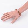 Wood Stretch Bracelets BJEW-JB02404-03-3
