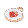 Alloy Enamel Pendants ENAM-Z010-23KCG-2