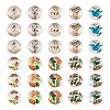  50Pcs 10 Colors Glass Cabochons GLAA-TA0001-74-11