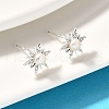 Mother's Day Jewellery Natural Pearl Ear Studs EJEW-L099-02P-2