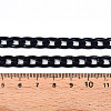 Oxidated in Black Aluminium Twisted Chains Curb Chains X-CHA-K1469-8-2