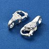 Tibetan Style Alloy Lobster Claw Clasps TIBE-T002-26S-RS-2