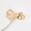 Ginkgo Leaf Alloy Drawer Cabinet Drop Pull Handles FIND-WH0139-59MG-3