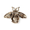 Rhinestone Bee Brooch Pin JEWB-WH0022-61A-2