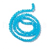 Faceted(32 Facets) Glass Beads Strands GLAA-E037-03B-03-2