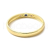 Cubic Zirconia Oval Hinged Bangle BJEW-G659-01G-01-2