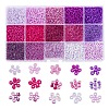 12000Pcs 15 Style 12/0 Glass Round Seed Beads SEED-YW0001-40A-1