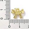 Rack Plating Brass Micro Pave Clear Cubic Zirconia Pendants KK-Z039-11G-3