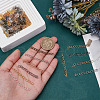 HOBBIESAY 300Pcs 6 Colors Zinc Alloy Chain Extender FIND-HY0004-03-3