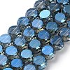 Electroplate Glass Beads Strands EGLA-C010-01A-2