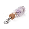 Glass Bottle Pendants HJEW-JM00221-04-2