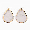 Natural Capiz Shell Pendants SSHEL-R144-04-2