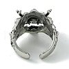 Dragon Alloy Open Cuff Rings RJEW-K275-37A-AS-3