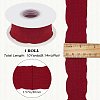 10 Yards Polyester Ruffled Ribbon for Sewing Decoration OCOR-WH20007-02G-2
