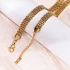 8MM 304 Stainless Steel Mesh Chain Necklaces NJEW-Q013-04G-5